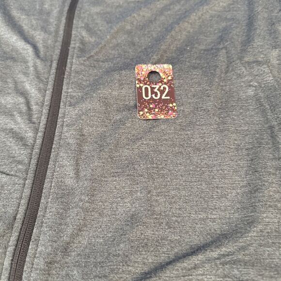 Men's Soft Stretch Hooded Full Zip Top - All In Motion XXL Dark Blue - Picture 6 of 8